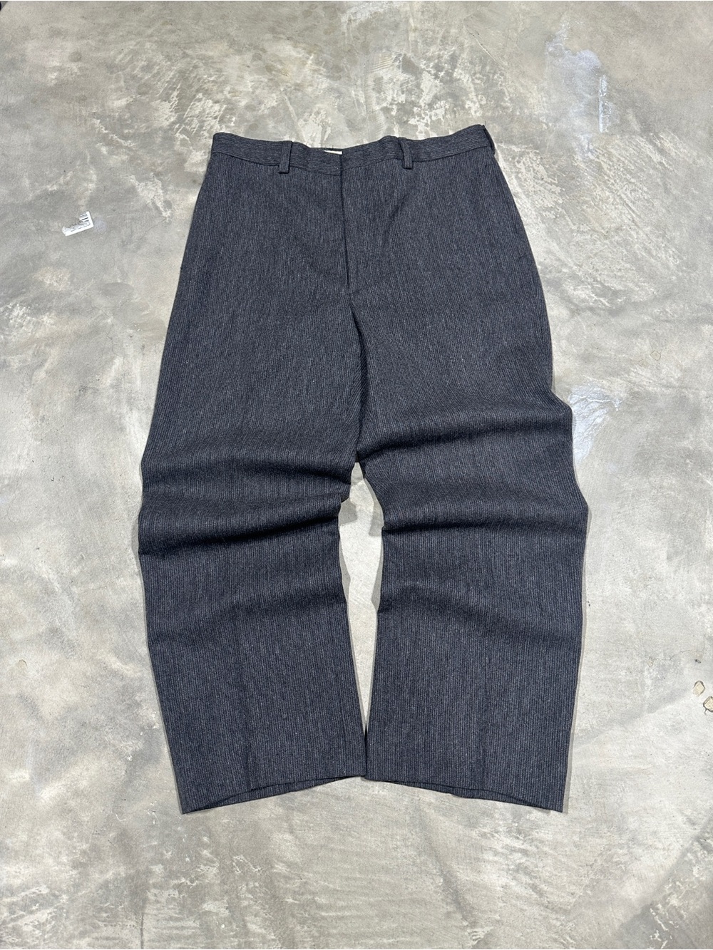 VTG 60s 70s Pendleton Grey 100% Virgin Wool Trousers Straight Leg 32x29
